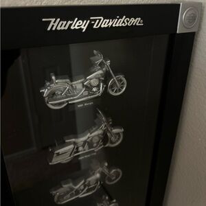 Harley Davidson Motorcycles Framed
